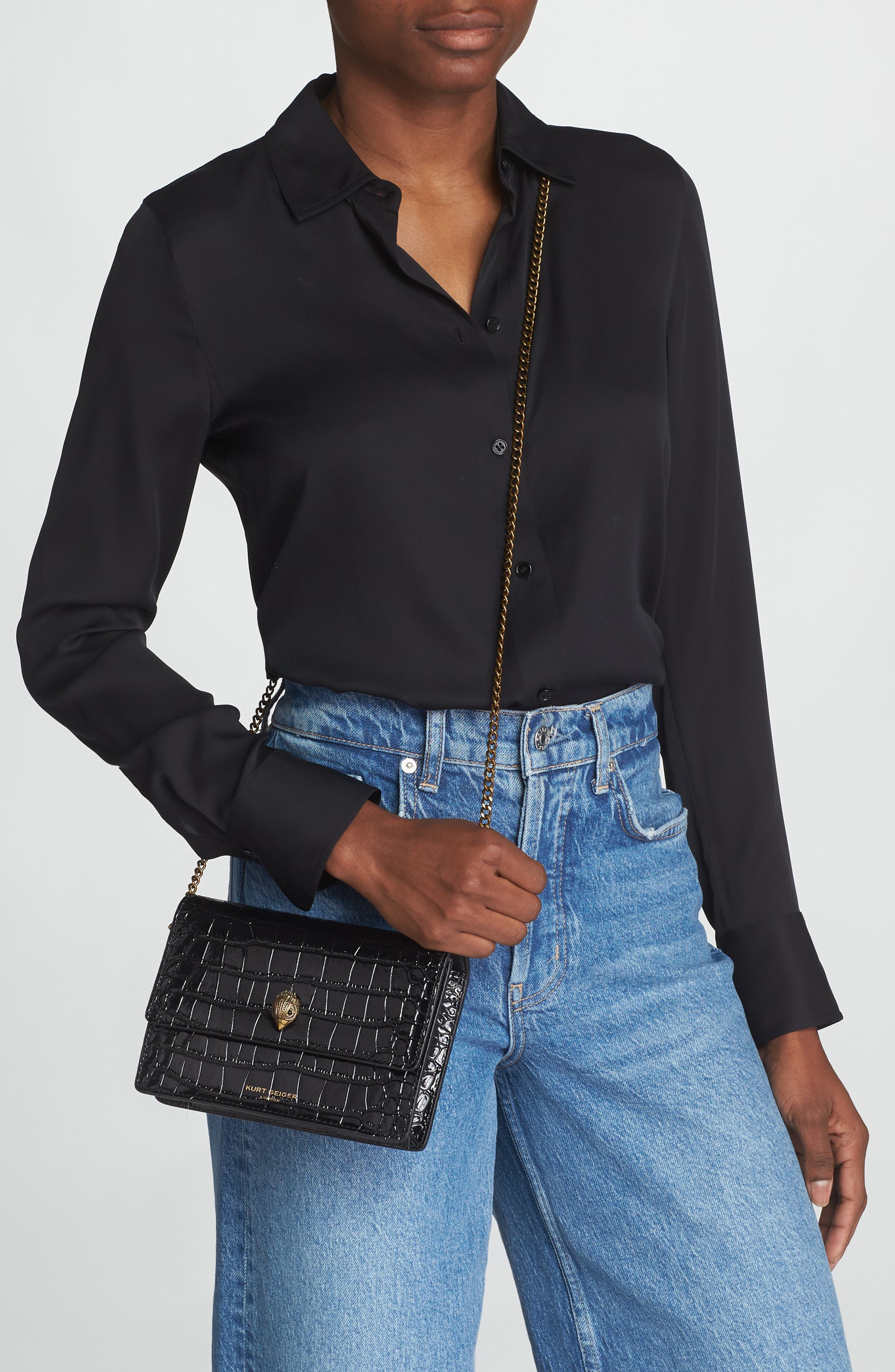 Kurt Geiger London Extra Mini Shoreditch Crossbody Bag, Alternate, color, 