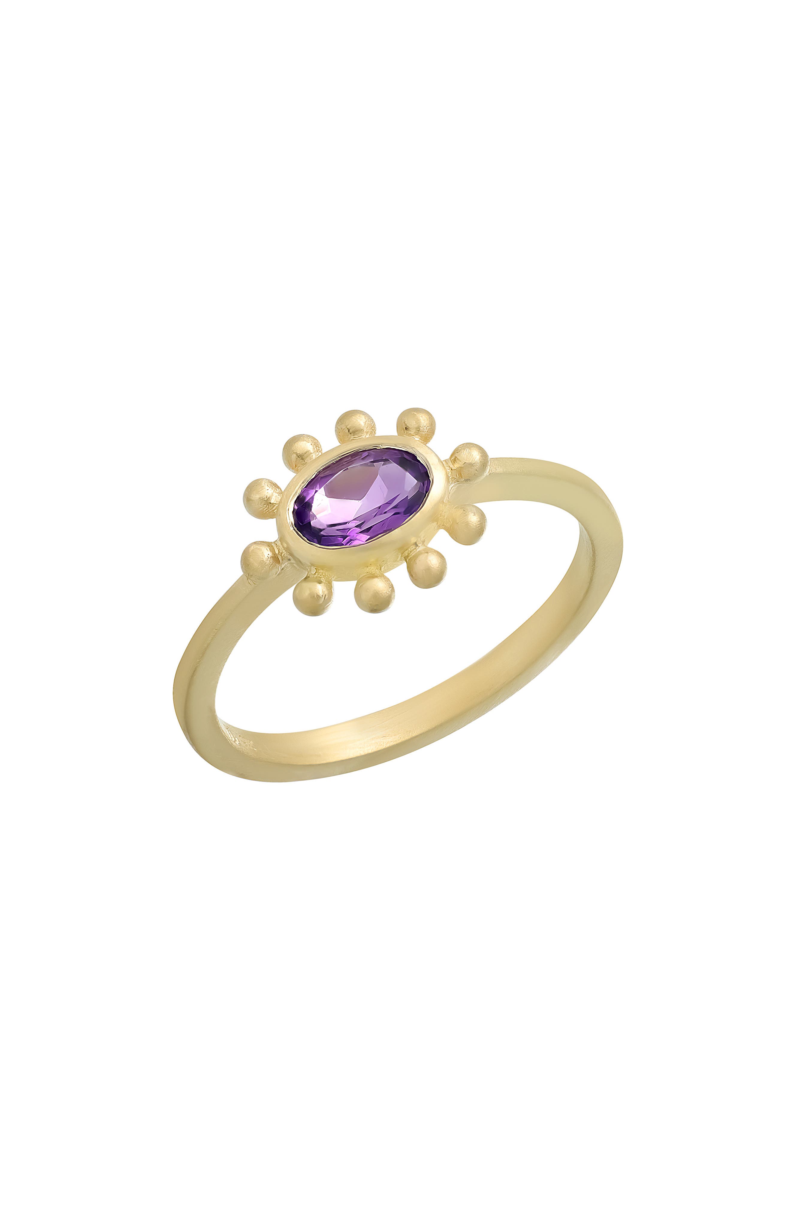 selected YELLOW GOLD/ AMETHYST