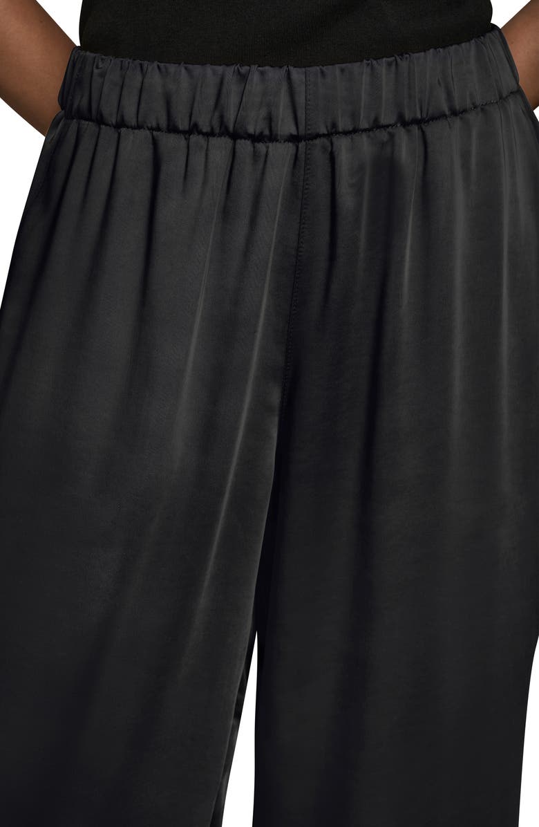 Donna Karan New York Wide Leg Pants, Alternate, color, Black