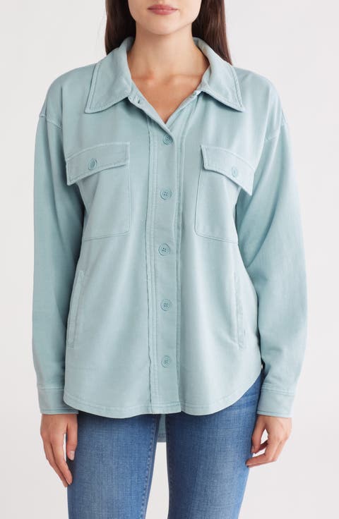 Cyrus Cotton Blend Shirt Jacket