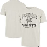'47 Men's '47 Natural New Orleans Saints Head On Scrum Slub T-Shirt
