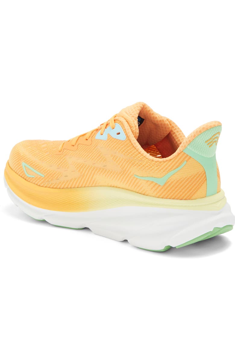 HOKA Clifton 9 Running Shoe, Alternate, color, Solar Flare / Sherbet
