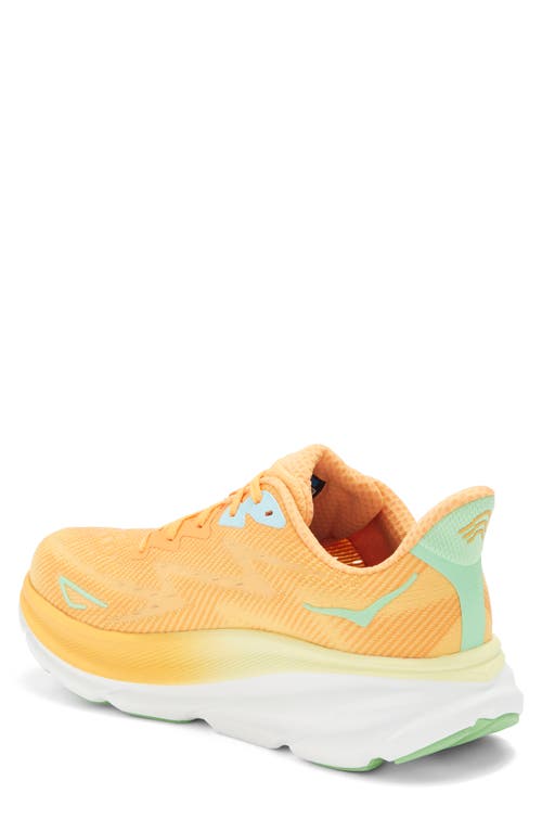 Hoka Clifton 9 Running Shoe In Orange