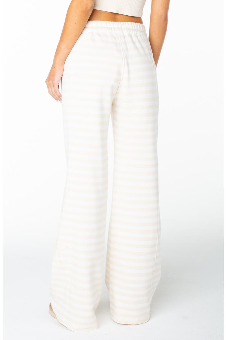 Fringing Reefs Stripe Pants, Alternate, color, PARCHMENT