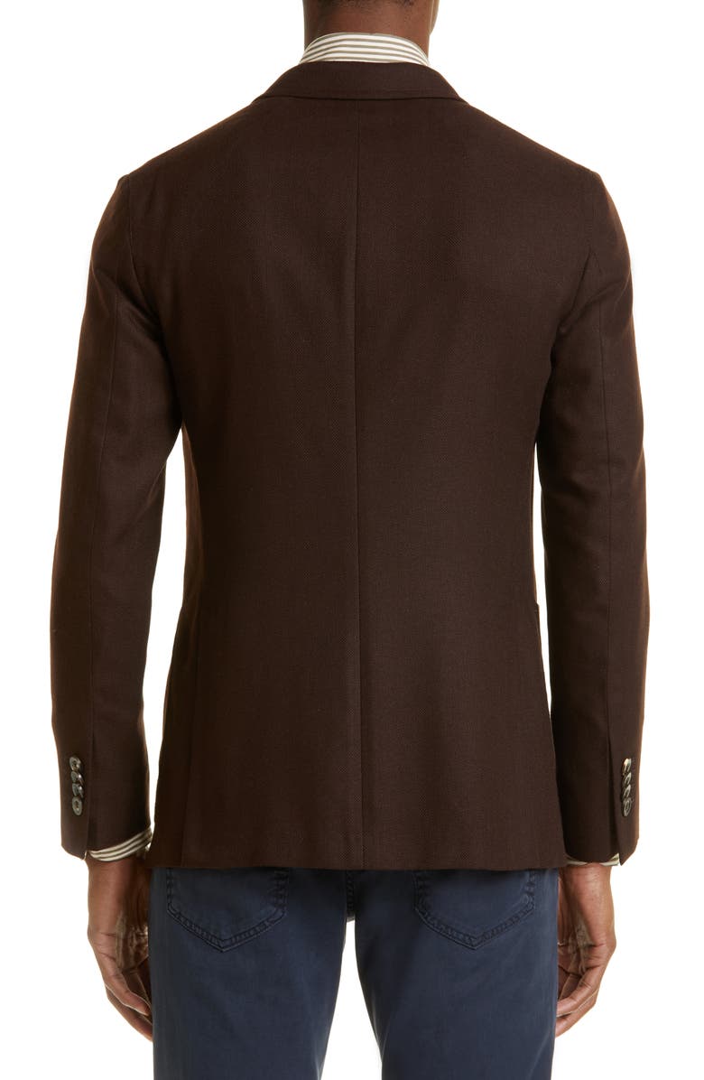 Boglioli Herringbone Silk Sport Coat, Alternate, color,