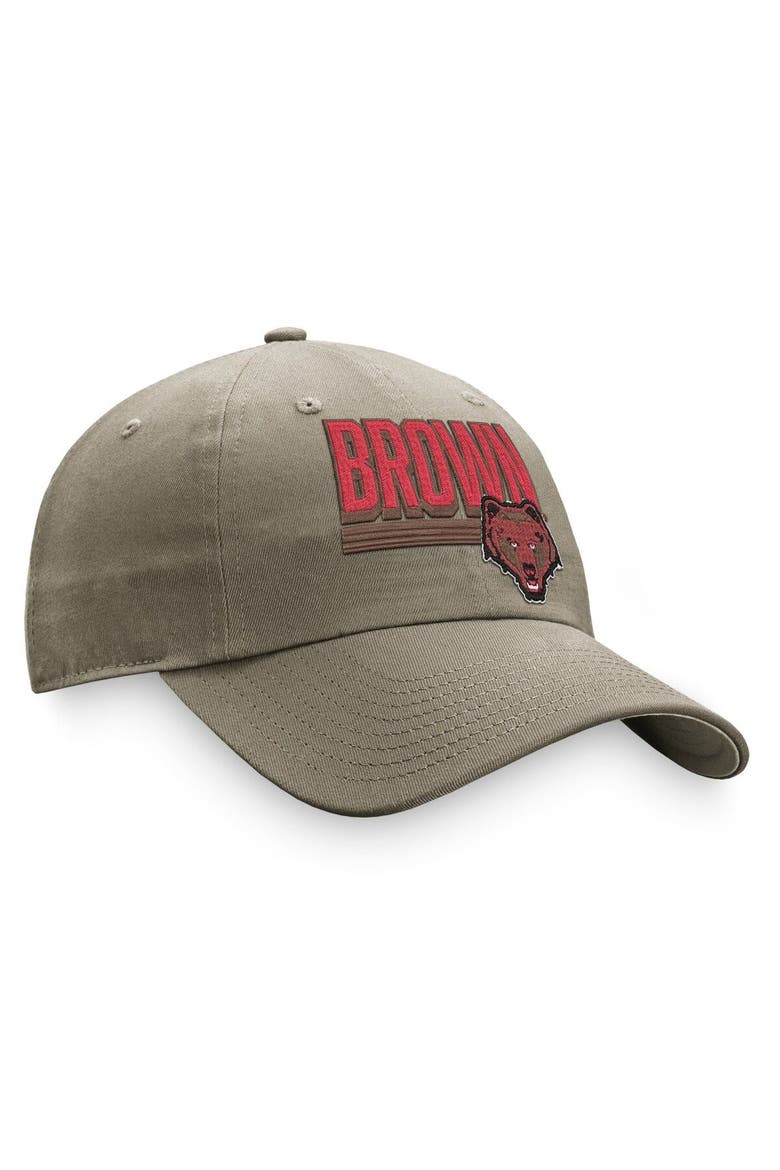 Men's Top of the World Khaki Brown Bears Slice Adjustable Hat, Alternate, color, Khaki