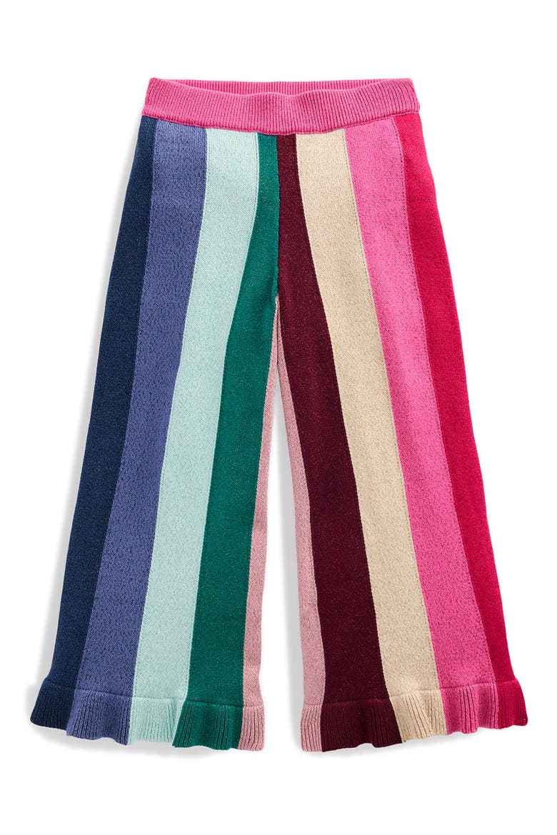 Kids' Sparkle Stripe Knit Pants, Main, color, RAINBOW SPARKLE STRIPE