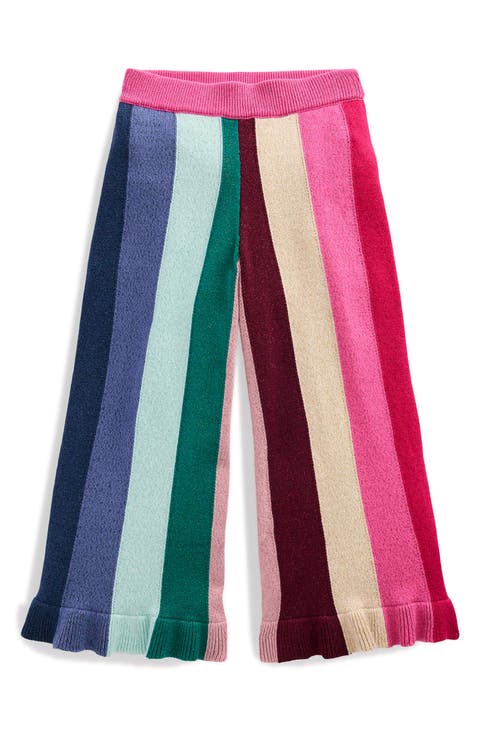 Kids' Sparkle Stripe Knit Pants