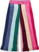 Mini Boden Kids' Sparkle Stripe Knit Pants