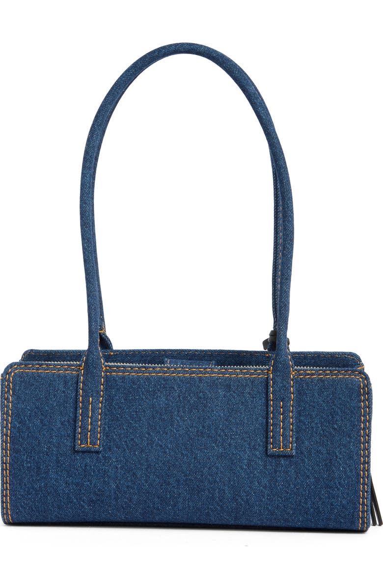 Marc Jacobs Denim Bold Satchel Bag, Alternate, color, Dark Denim