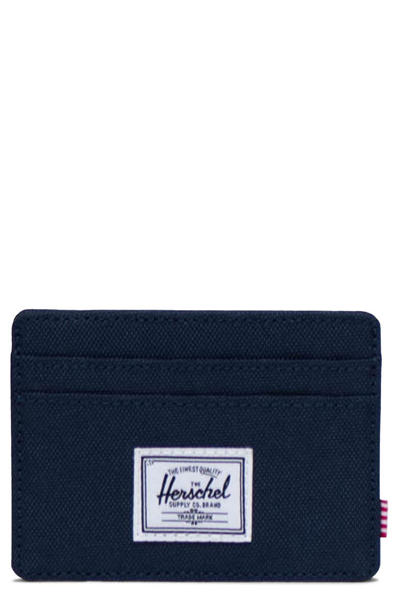 Herschel Supply Co. Charlie RFID Card Case, Main, color, Navy