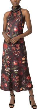 AREA STARS Jersey Halter Dress