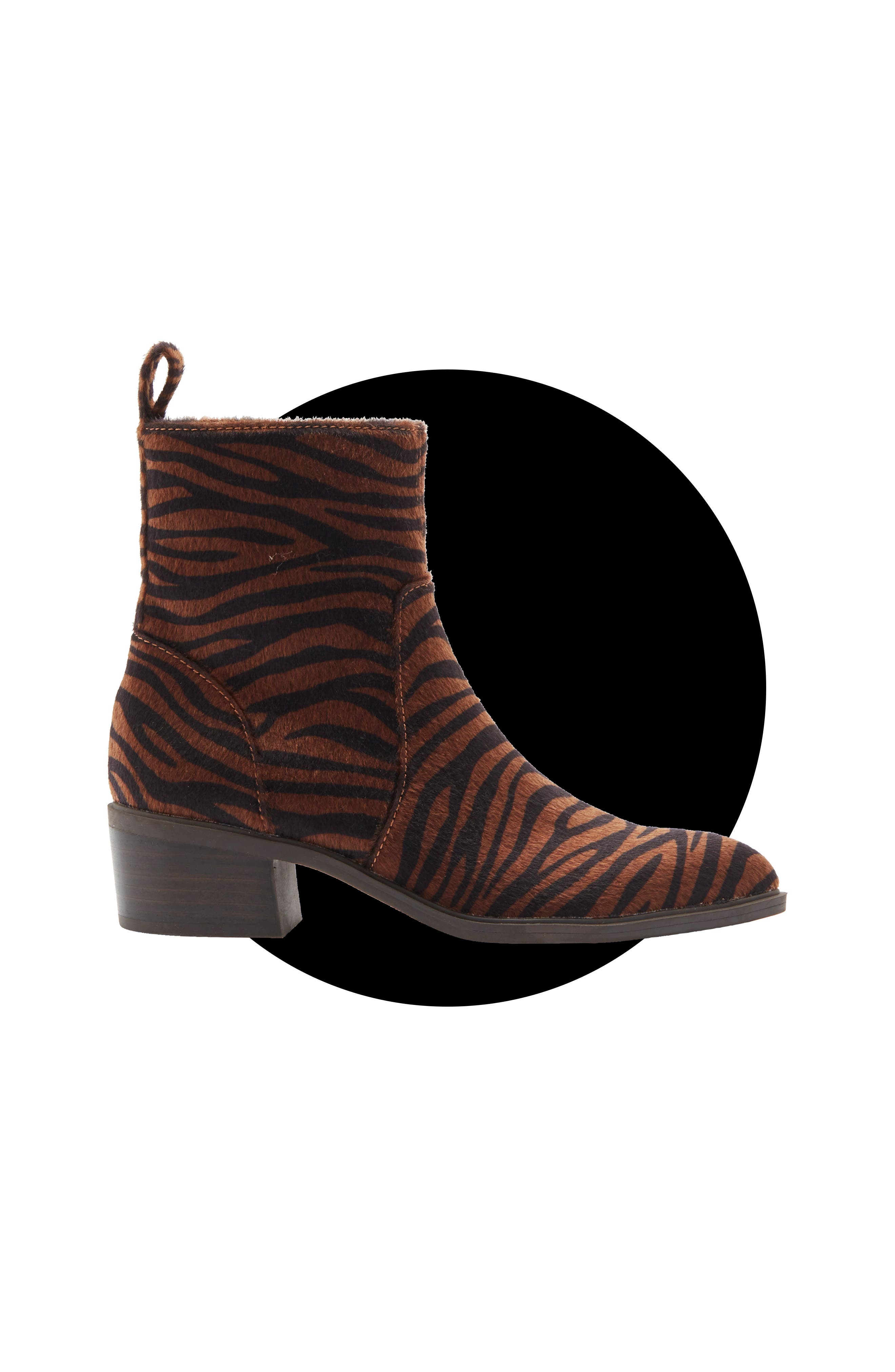 TIGER FAUX CALF HAIR
