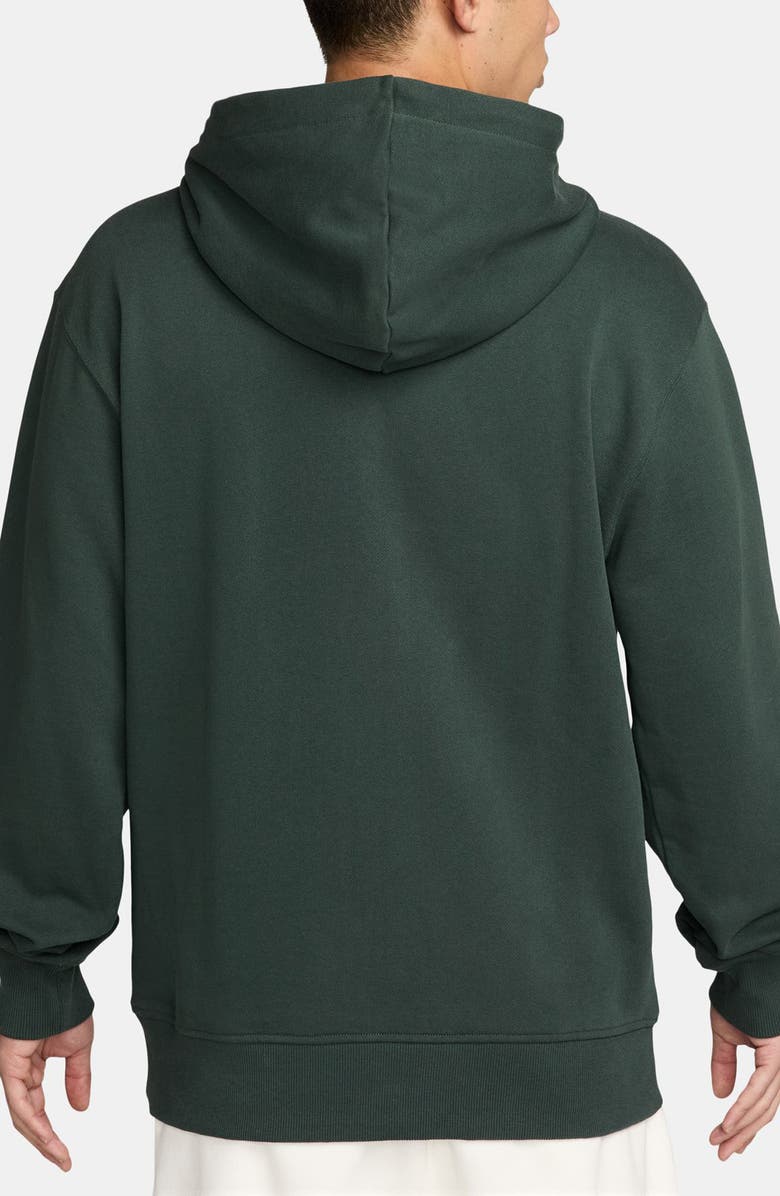 Jordan Flight Fleece Hoodie, Alternate, color, Midnight Green/ Vintage Green