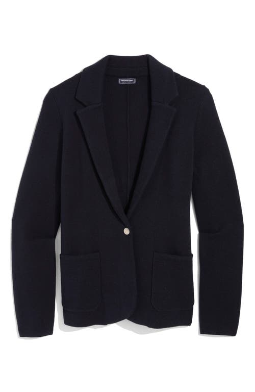Vineyard Vines Knit Merino Wool Blend Blazer In Blue