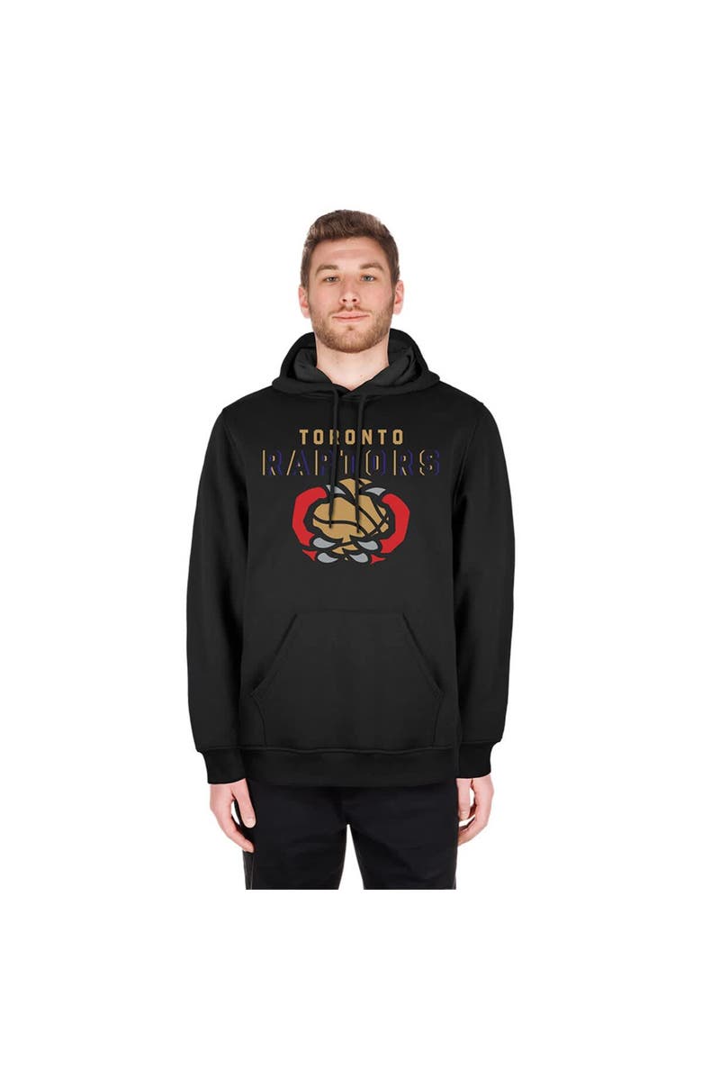 New Era Men's New Era Black Toronto Raptors 2024/25 City Edition Pullover Hoodie, Alternate, color, Black