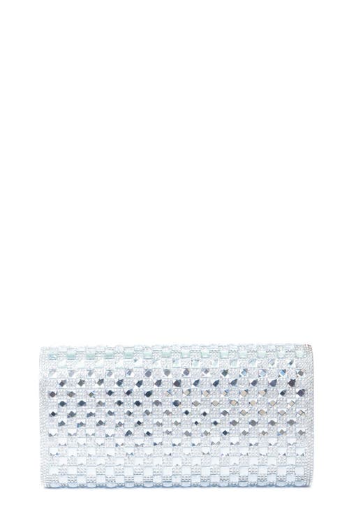 Lauren Lorraine Misha Clutch In Silver
