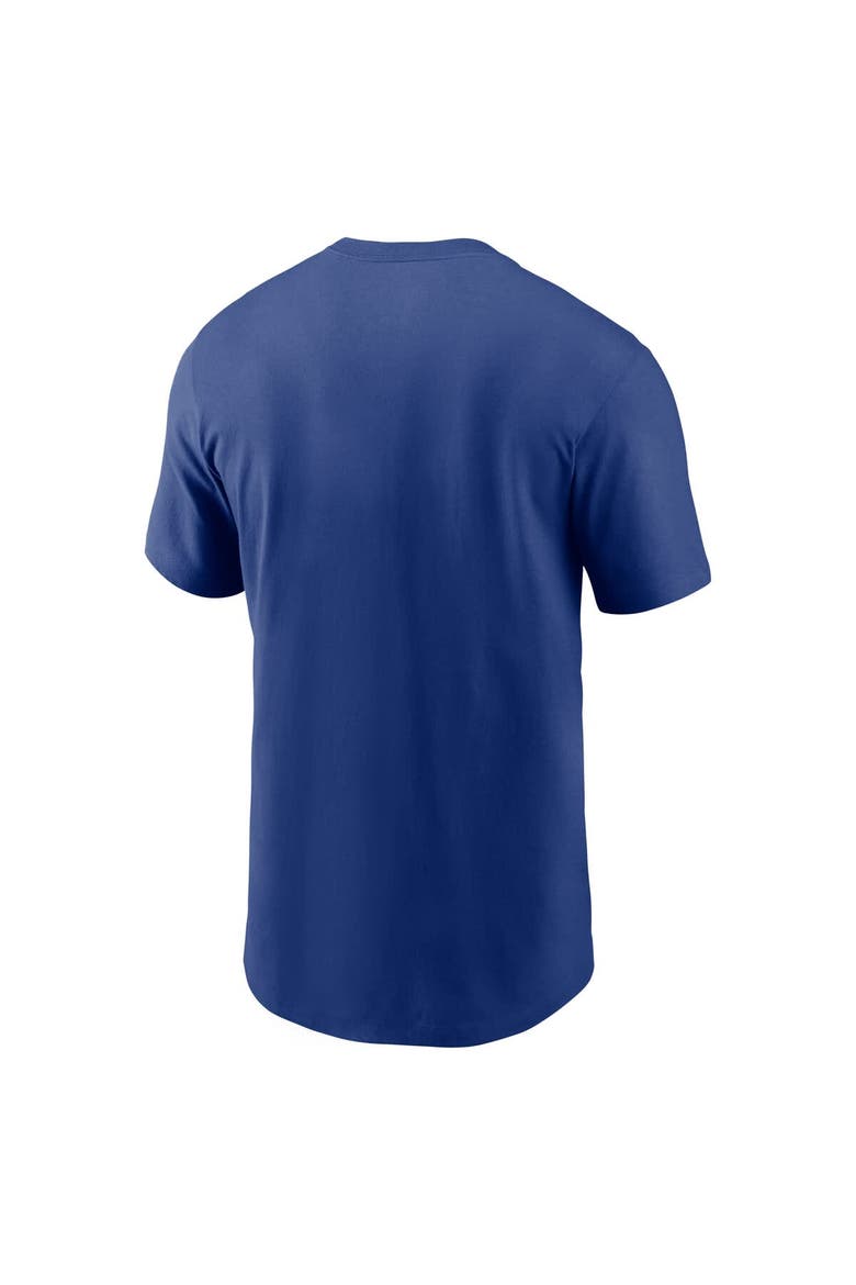 Men's Nike Royal Kansas City Royals Cooperstown Wordmark T-Shirt, Alternate, color, Royal