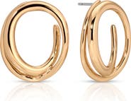 Ettika Swirl Stud Earrings
