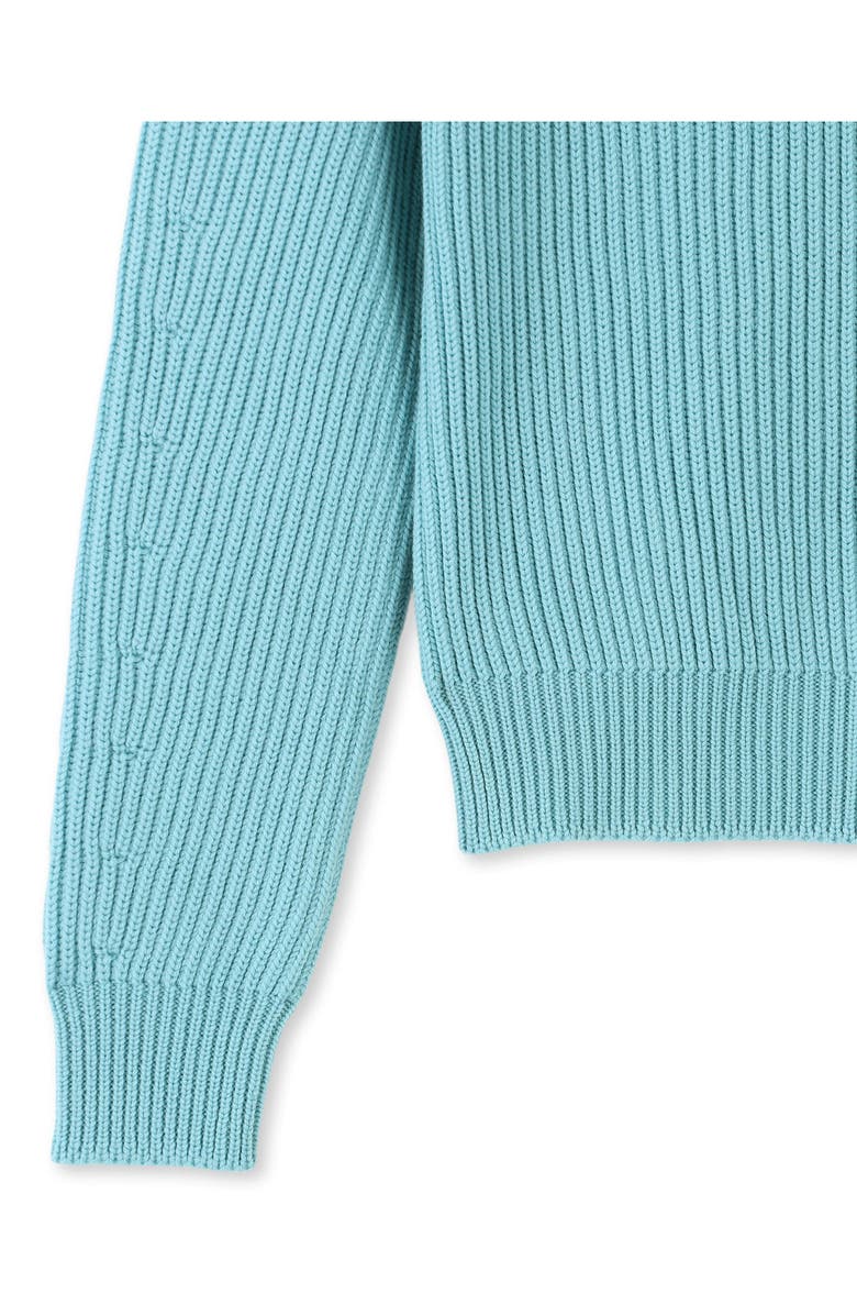 Fortela Leona High Neck Wool Sweater, Alternate, color, Pale Yellow