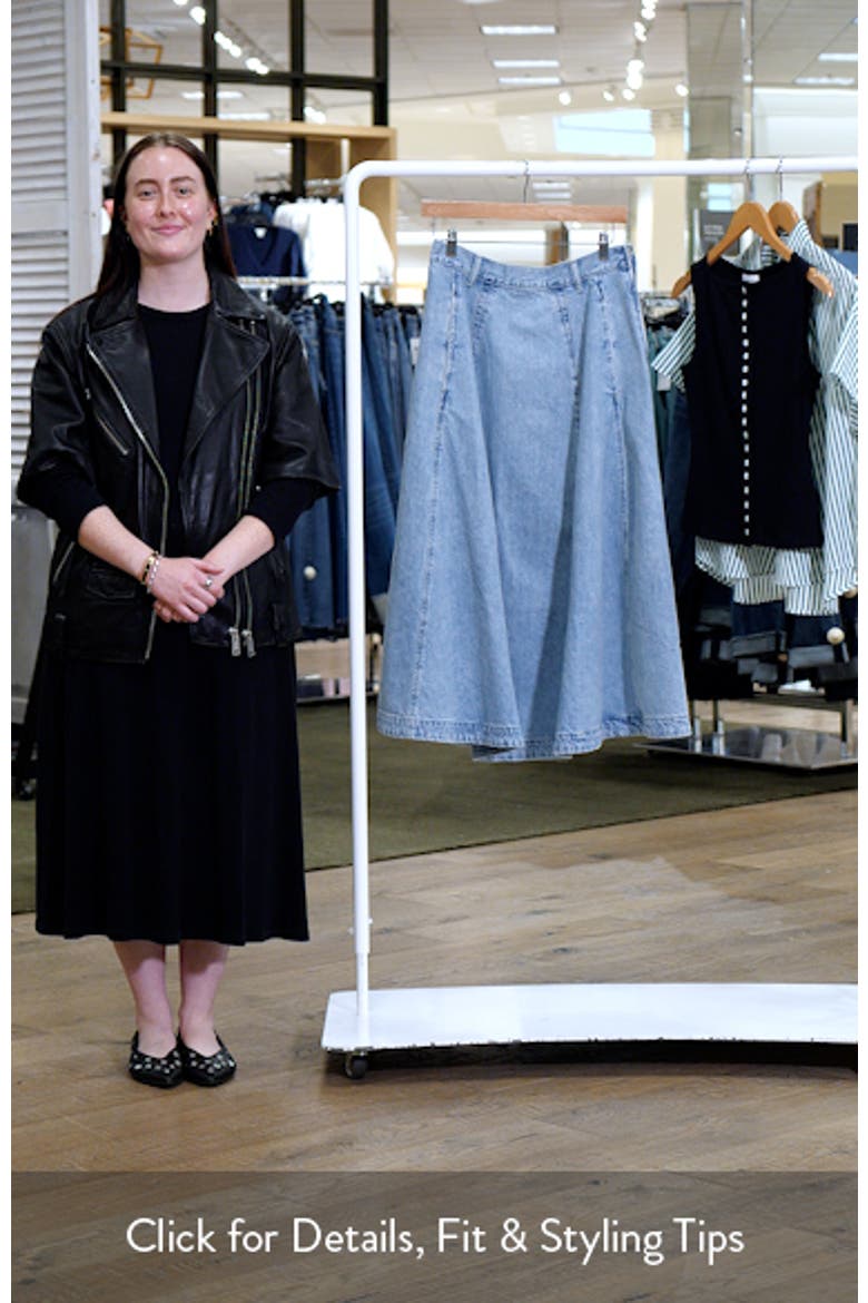 Denim Midi Skirt video
