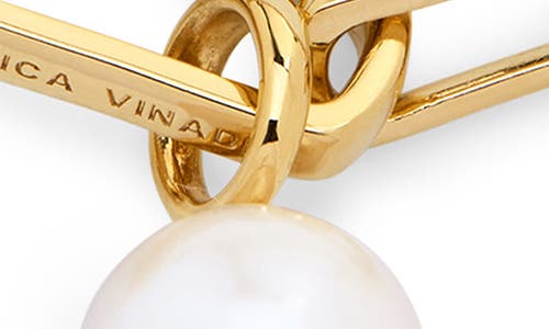 Monica Vinader Alta Freshwater Pearl Bracelet In Gold