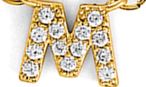 Danecraft Mama Necklace & Cubic Zirconia Stud Earrings Set In Gold