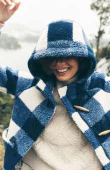 Boden High Pile Fleece Duffle Coat