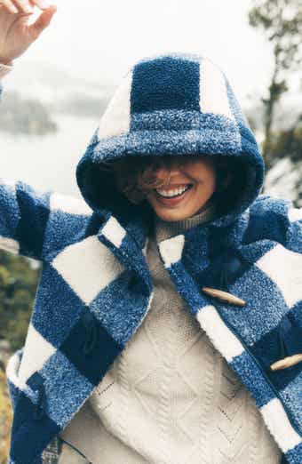 Boden High Pile Fleece Duffle Coat