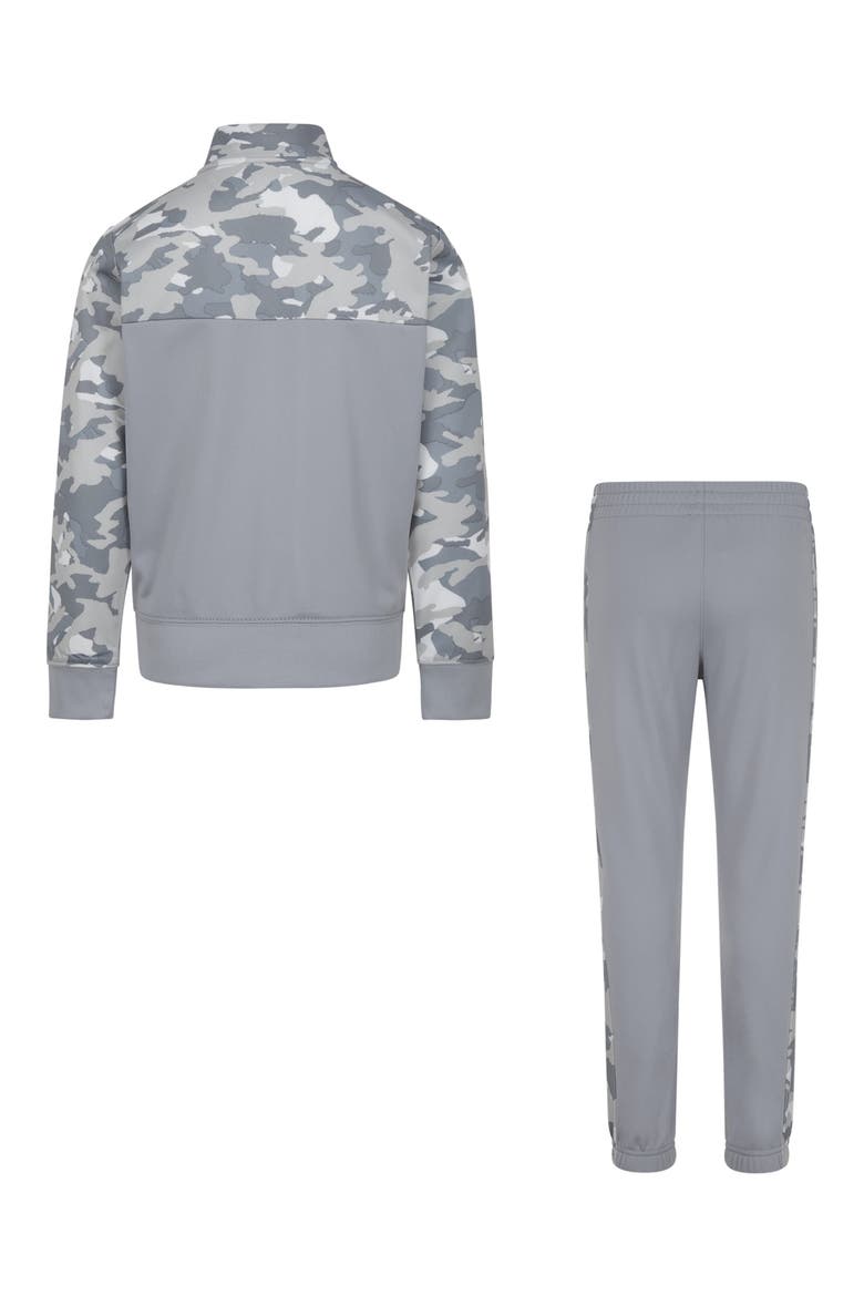Camo Print Tricot Jacket & Pants Set, Alternate, color, LIGHT SMOKE GRAY