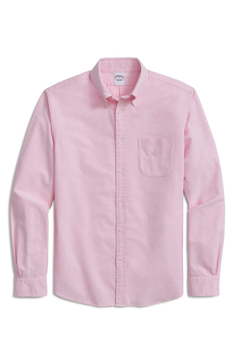 Brooks Brothers Oxford Cotton Button-Down Shirt, Main, color,