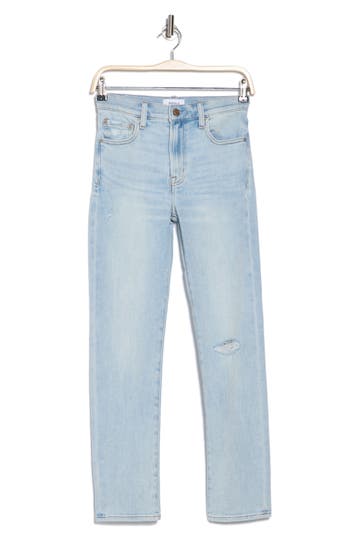 Pistola Madi Ankle Straight Leg Jeans In Infinite Distressed