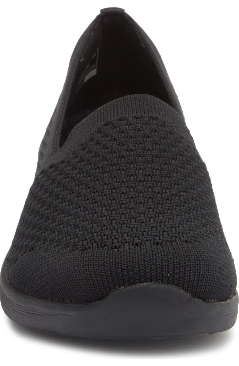 SKECHERS Arya Clear Skies Slip-On Sneaker, Alternate, color, Black