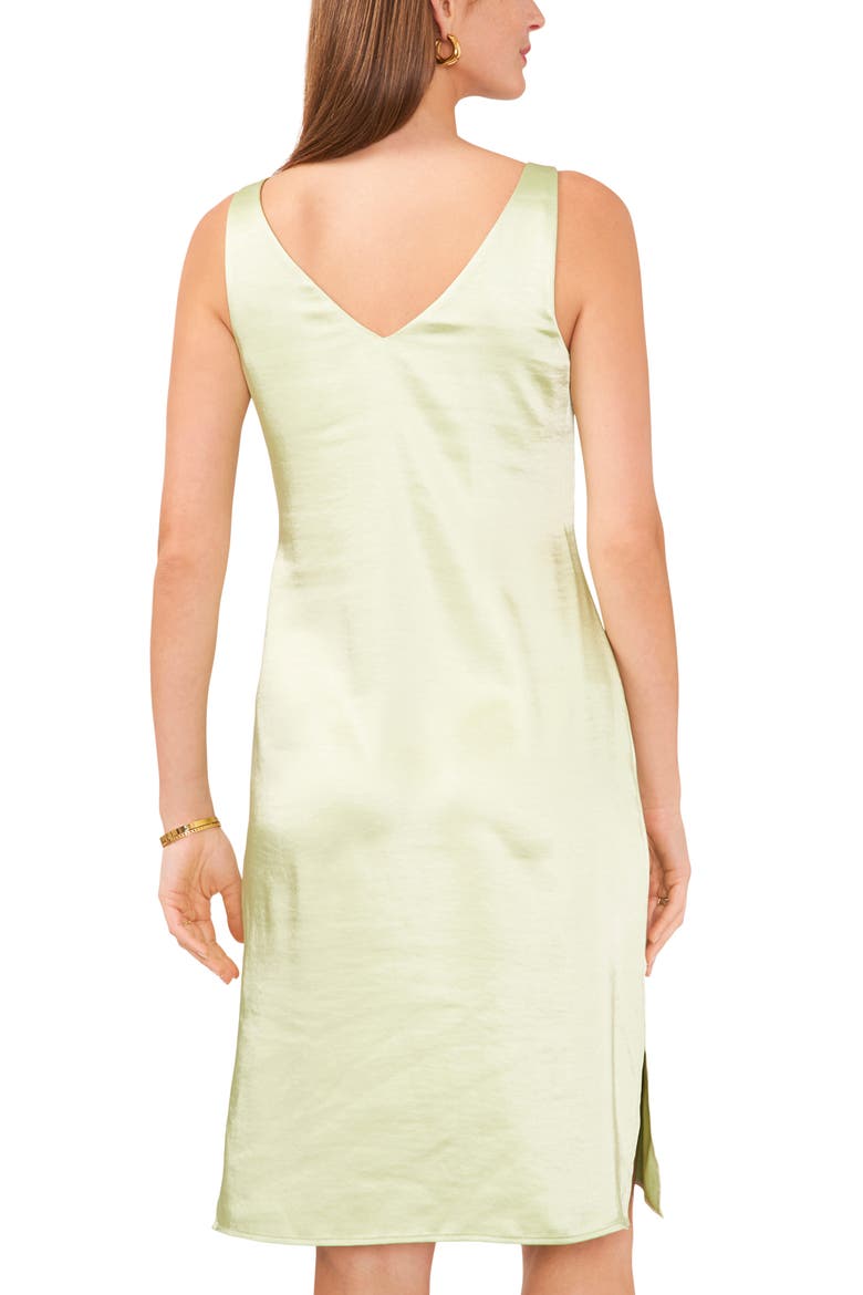 Hammered Satin Slipdress, Alternate, color, FOAM GREEN