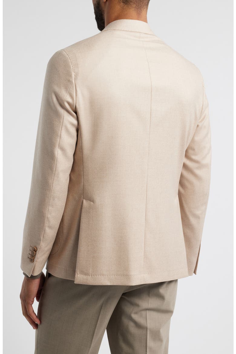 Travisio Tan Wrinkle Resistant Cashmere Sport Coat, Alternate, color, DK BEIGE 1
