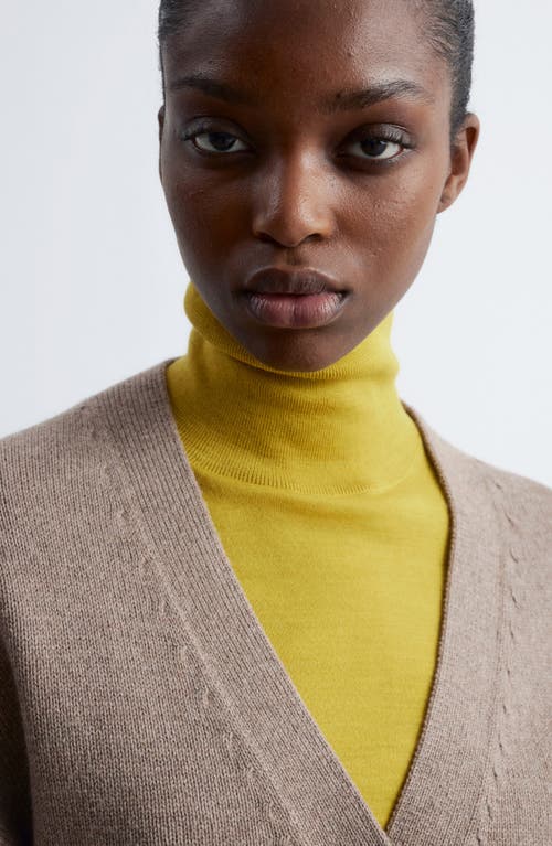 & Other Stories Cotton & Wool Cardigan In Neutral