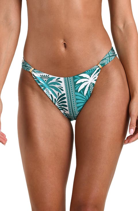 Patchwork Palms Bikini Bottoms