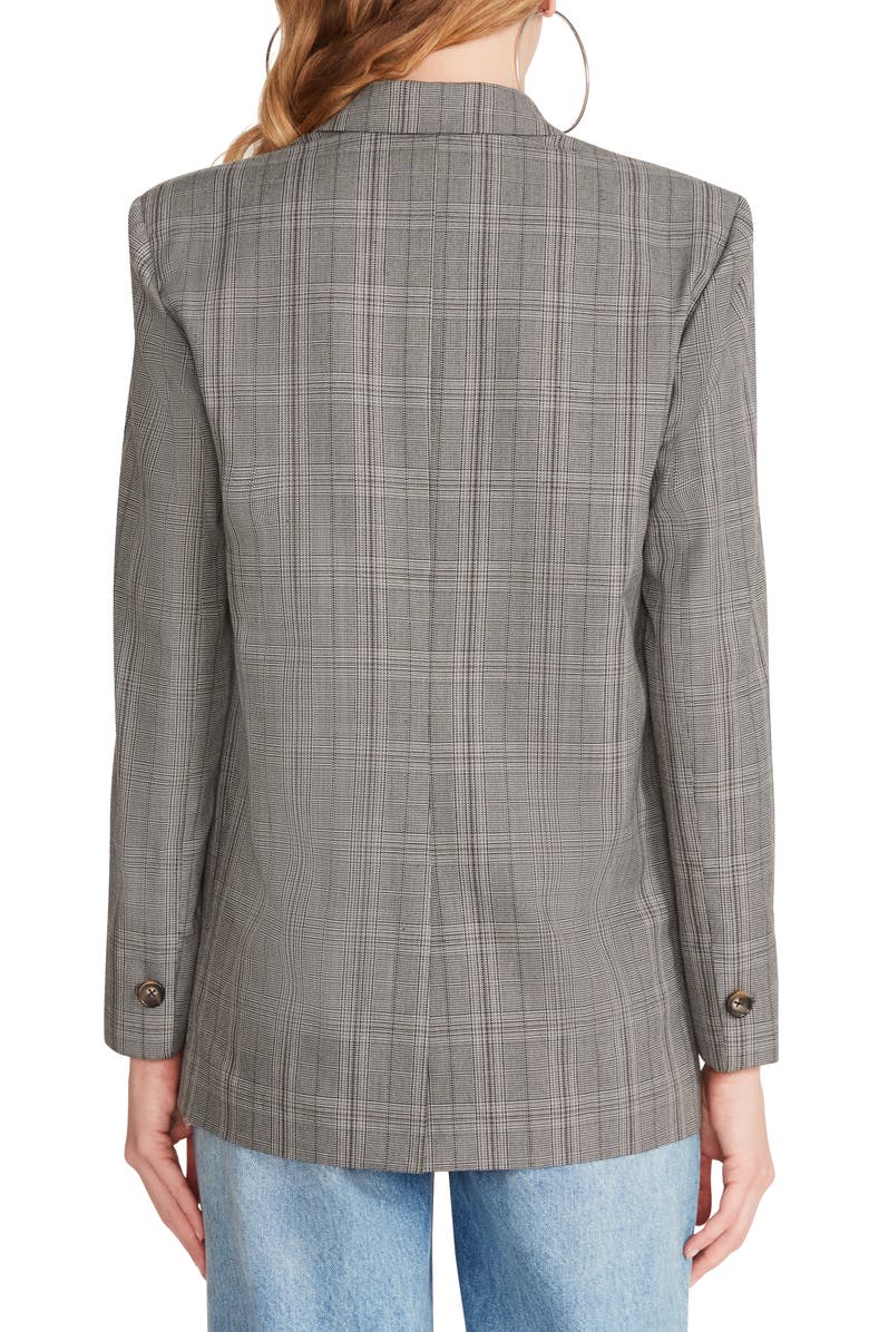 BB Dakota by Steve Madden The Big Business Plaid Blazer, Alternate, color,