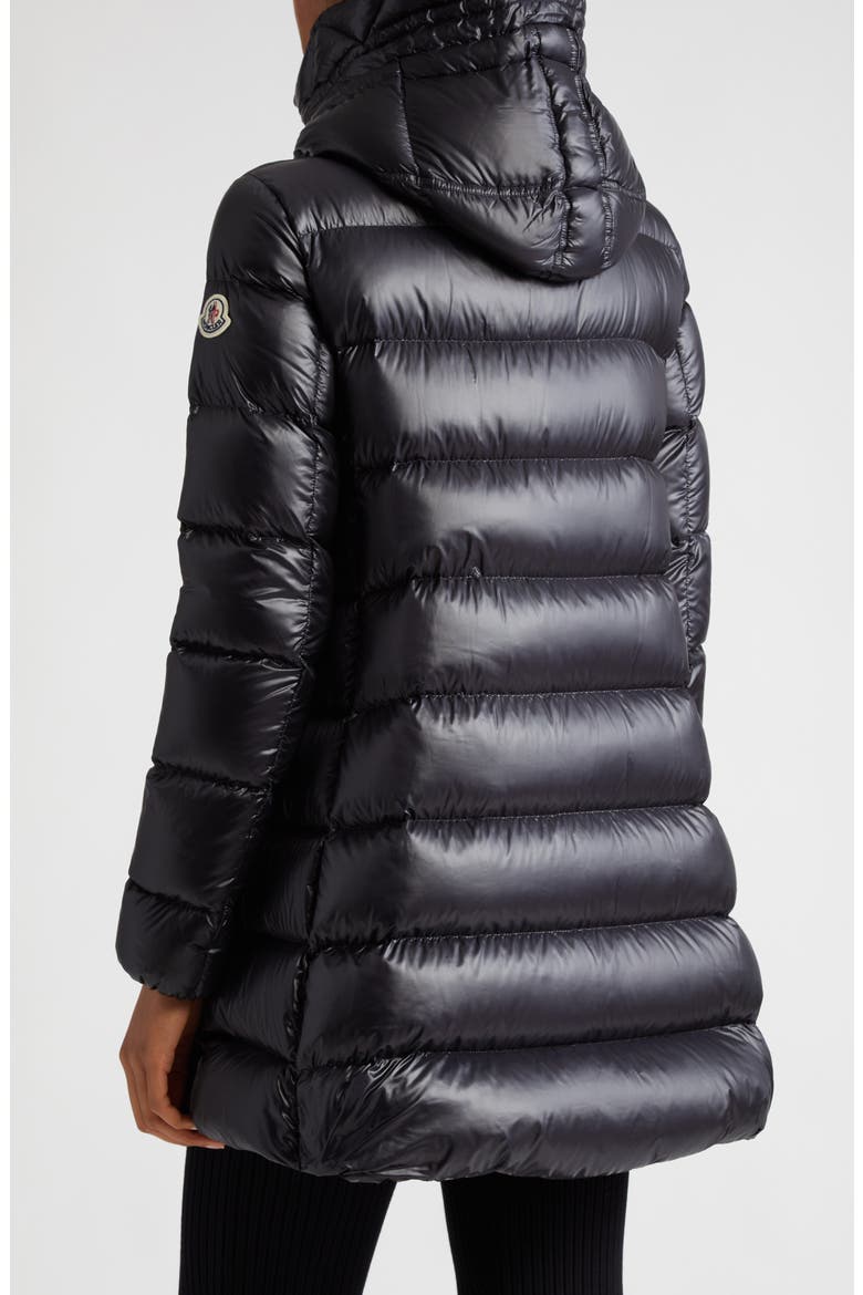 Suyen Quilted Down Parka, Alternate, color, BLACK