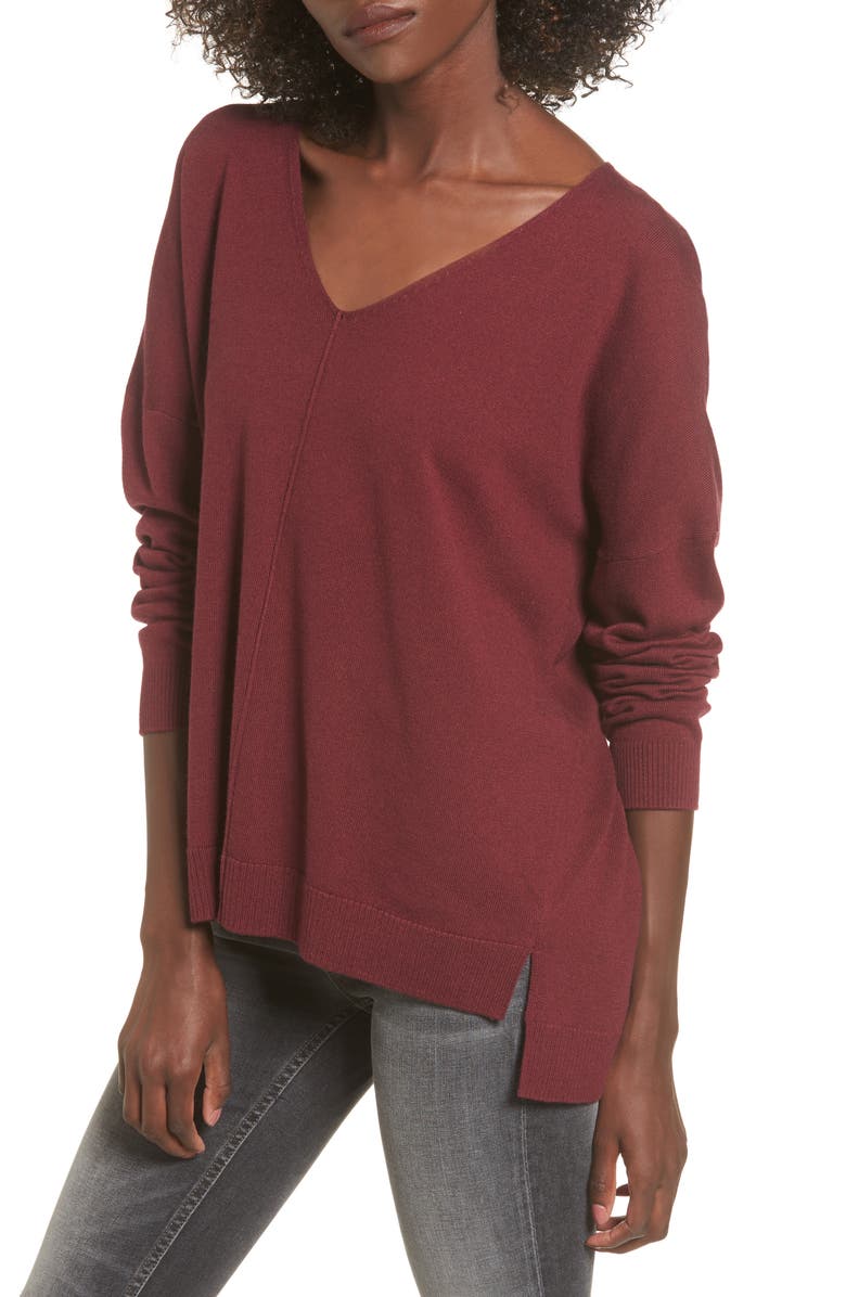 Leith V-Neck Sweater, Main, color, 