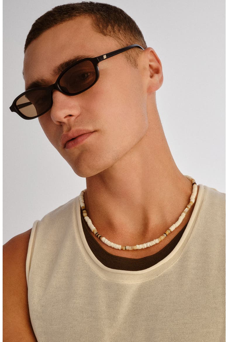 Honey Pot 55mm Oval Sunglasses, Alternate, color, BLACK / BROWN MONO