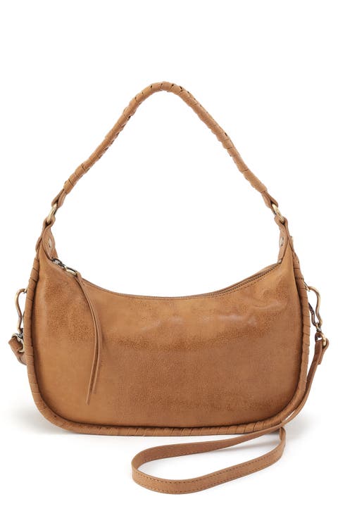Mia Leather Crescent Hobo
