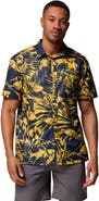 Columbia Men's Columbia Navy Michigan Wolverines Super Slack Tide Omni-Wick Button-Up Shirt