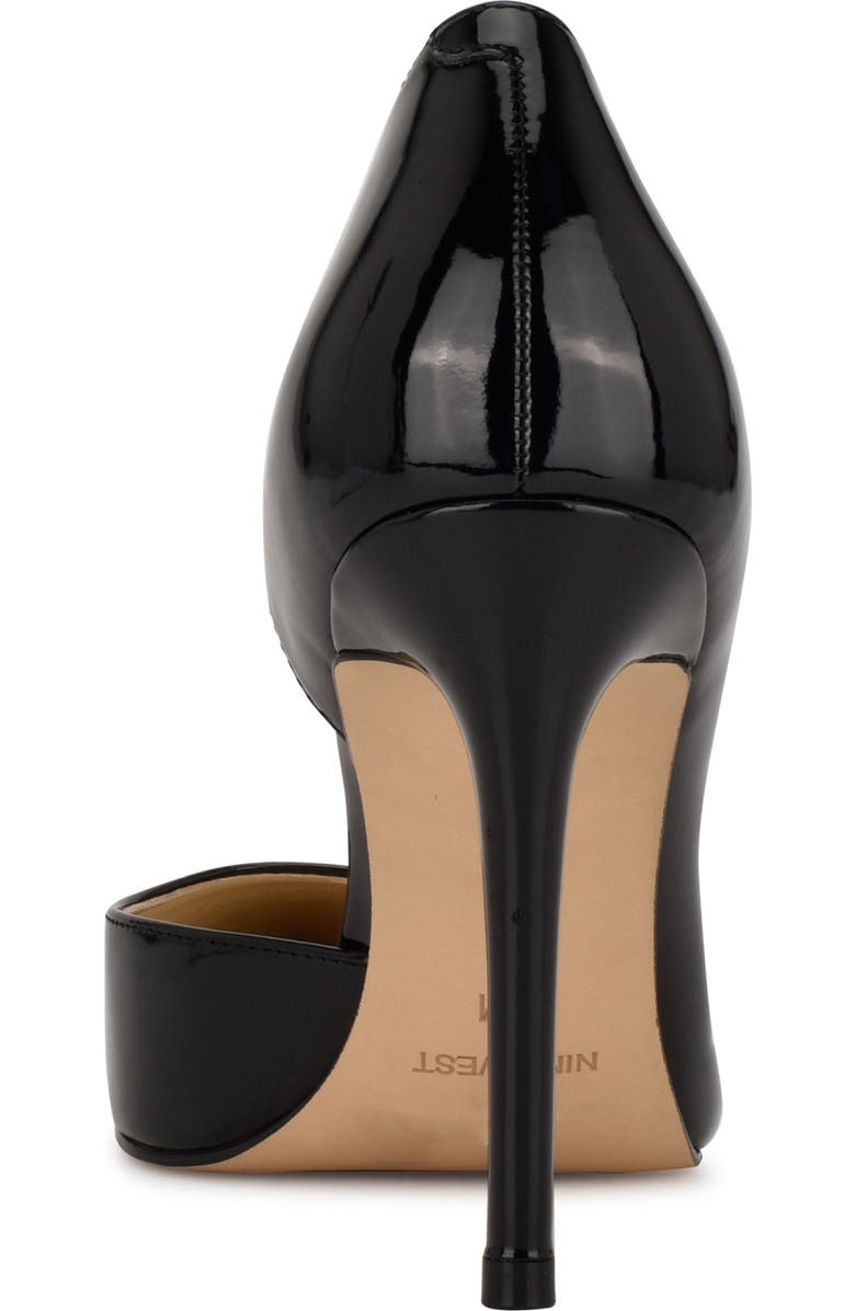 Nine West Folowe Half d'Orsay Pointed Toe Pump, Alternate, color, Black