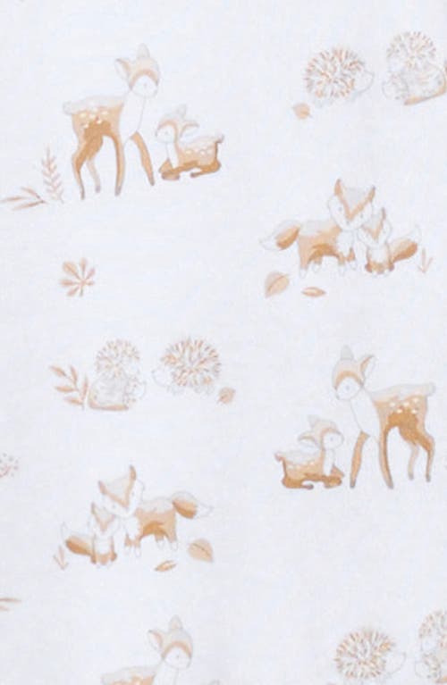 Kissy Kissy Pima Cotton Footie In White