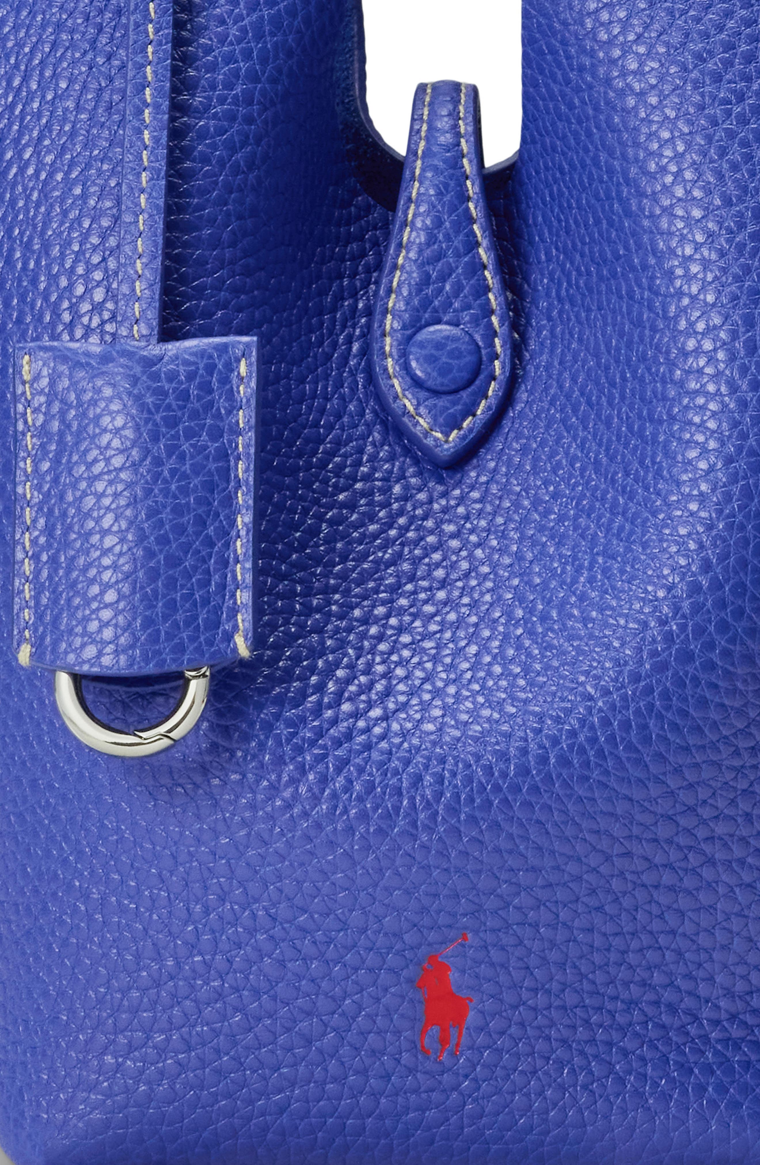 Polo Ralph Lauren Small Polo Play Crossbody Tote, Alternate, color, Jellyfish