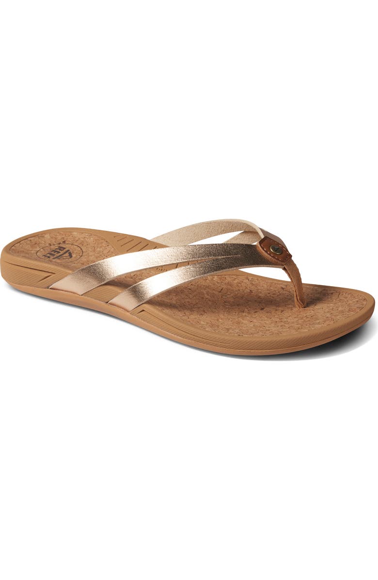 Reef Pacific Joy Flip Flop Sandal, Main, color, Golden Hour