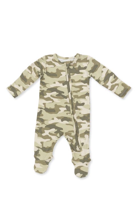 Camo Two-Way Zip Footie