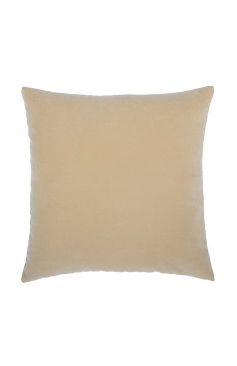Plush Velvet Indoor & Outdoor Woven Accent Pillow