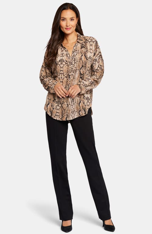 NYDJ NYDJ BECKY RECYCLED POLYESTER GEORGETTE BLOUSE 